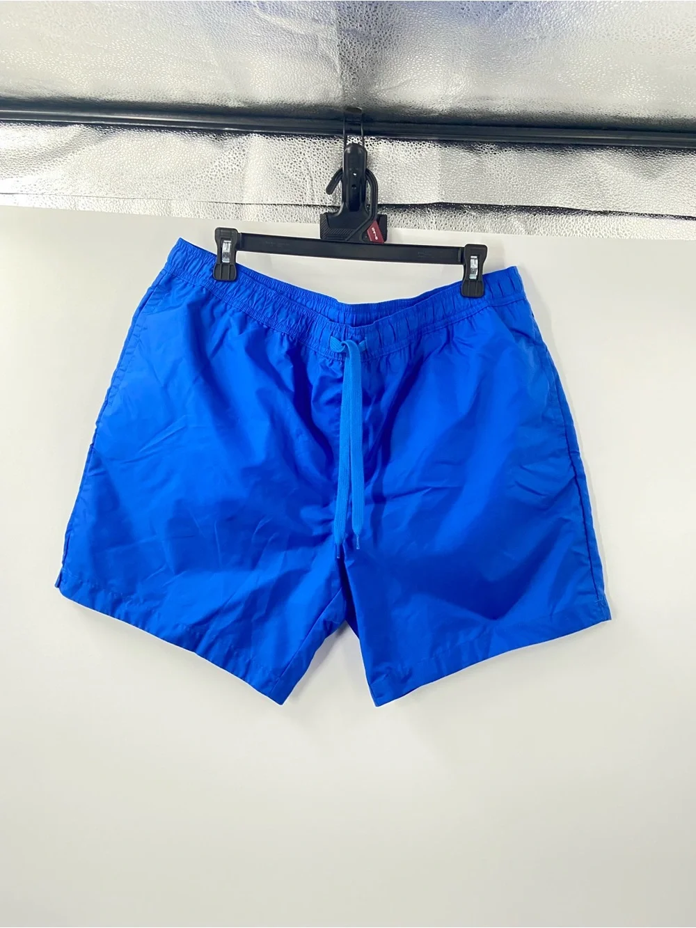 NWT Burberry Men's Martin Canvas Blue Boxer Swim Shorts XL 8084322